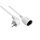 Good Connections P0102-W020 White Type E F to Type F Power Extension 2m