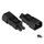 Good Connections PA-1405S Black Straight IEC C14 to C5 Power Adapter