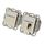 EFB ET-25133.1V1 White Two-Port Shielded Cat6A Flush Data Outlet