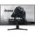 Black iiyama G-Master G2741HSU-B1 27-inch IPS144Hz monitor, front and angled views showing the tilt-only stand