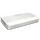 White DrayTek Vigor2136 wired base router without antennas, angled front and rear Ethernet-USB port views