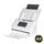 Avision AN335WL white network scanner angled view with 4.3-inch touchscreen and extended document trays, official manufacturer image