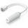 Ubiquiti Easy Cable 2-Pack: representative single white Category 6A RJ45 extension lead with closed waterproof cap