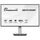 Black iiyama ProGraphic HB2701UHSNP-B1 27 inch 4K IPS Black 2.0 monitor with USB-C dock and adjustable stand