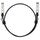 Zyxel DAC25G-1M 1 m black DAC cable with two integrated SFP28 ends.