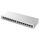 Zyxel GS1100-16EP official silver slim switch angled front with sixteen Gigabit PoE+ RJ45 ports, exact EP model