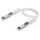 One Ubiquiti Uplink Cable 0.3 m with two integrated SFP28 plugs