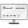 Black iiyama ProGraphic HB3201UHSNP-B1 31.5 inch 4K IPS Black 2.0 monitor with USB-C dock and adjustable stand — front view