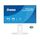 White iiyama ProLite XUB2293HSU-W7 21.5 inch IPS Full HD monitor with adjustable stand — front view