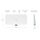 Ubiquiti E7 Audience front and side with dimensions and radio annotations
