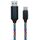 2GO 797146 cable connector close-up with illuminated RGB braid