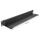 Delock 66484 Black 19-inch 1U Brush Strip with Rear Cable Support Plate