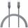 M-CAB USBC0002 Grey Braided USB-C to USB-C Cable 2m