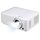Distributor-hosted Acer Vero HL1820 image; white projector in a front three-quarter view with lens, side ventilation and promotional beam effect.