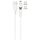 2GO 797317 white USB-A cable with magnetic head and three detachable tips