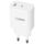 White 2GO 797492 charger showing USB-C and USB-A ports and European two-round-pin plug