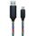 2GO 797145 Tricolor USB-A and Micro-USB connectors with illuminated RGB braid
