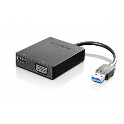 Lenovo Universal USB 3.0 to VGA/HDMI Adapter - Overview and