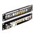 Delock 10″ Keystone Patch Panel 12 Port black