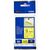 Brother Extra strength adhesive black on yellow | TZES621