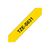 Brother Extra strength adhesive black on yellow | TZES631