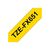 Brother TZeFX651 Black on yellow Roll | TZEFX651