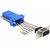 DeLOCK Serial adapter RJ-45 (F) to DB-9 (F) blue | 65430