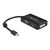 DeLOCK mini Displayport 1.1 to VGA, HDMI, DVI Passive black