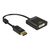 Delock Adapter Displayport to DVI 4K Passive black | 62601