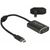 DeLOCK External video adapter VL100 USB-C HDMI dark 62988