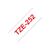 Brother TZe252 Standard adhesive red on white Roll TZE252