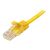 StarTech.com 0.5m Yellow Cat5e Cat 5 Snagless 45PAT50CMYL