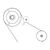 Zebra Main drive belt kit P1006066