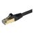 StarTech.com 3m Black Cat6a Cat 6a Shielded 6ASPAT3MBK