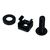 LogiLink Rack screws, nuts and washers (M6) black AC116