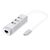 DIGITUS USB Type-C 3-Port Hub + Fast Ethernet LAN Adapter
