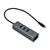 i-Tec USB-C Metal 3-Port Hub 3 x SuperSpeed C31METALG3HUB