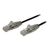 StarTech.com 1m CAT6 Cable Black Slim  N6PAT100CMBKS
