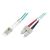 DIGITUS Patch cable LC multi-mode (M) to SC 10m aqua  DK-2532-103
