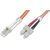 DIGITUS Patch cable LC multi-mode (M) to SC 1m orange DK-2532-01