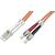 DIGITUS Patch cable LC multi-mode (M) to ST 1m orange DK-2531-01