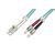 DIGITUS Patch cable LC multi-mode (M) to ST 2m aqua DK-2531-023