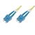 DIGITUS Patch cable SC single-mode (M) to SC 2m yellow