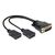 DeLOCK Video adapter HDMI (F) to DMS-59 (M) 25 cm 65280