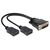 DeLOCK Video adapter HDMI (F) to DMS-59 (M) 25 cm 65280