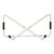 R-Go Steel Travel Notebook stand white RGOSC015W