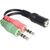 DeLOCK Audio adaptor stereo F - M 12cm  65459