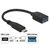 DeLOCK Premium USB adapter USB Type A (F) to USB-C 10cm black  65684