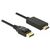 DeLOCK Video cable DisplayPort (M) to HDMI (M) 3 m 85318