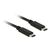 DeLOCK  USB-C (M) to USB-C (M) USB 2.0 50cm black 83672